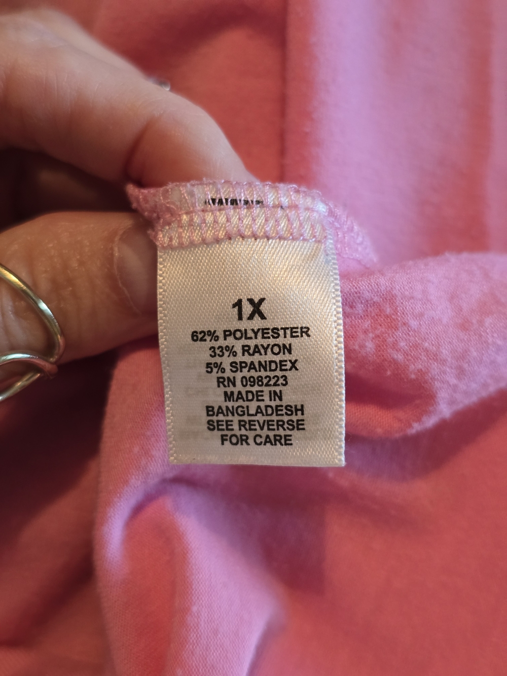 bcg Pink Short-Sleeve V-Neck Top with Crisscross Back - Picture 4 of 6